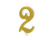Picture of BIRTHDAY CANDLE GOLD TWIRL NUMBER 2